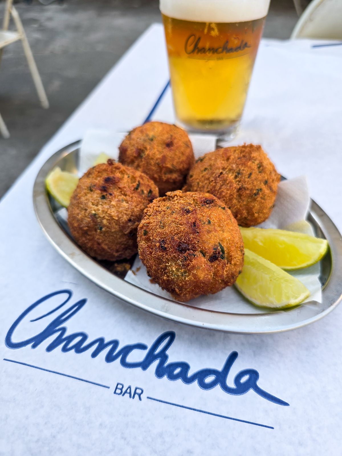 bolinho de bacalhau do Chanchada Bar