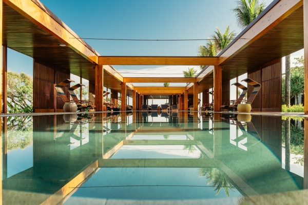 Piscina climatizada do Zendaya