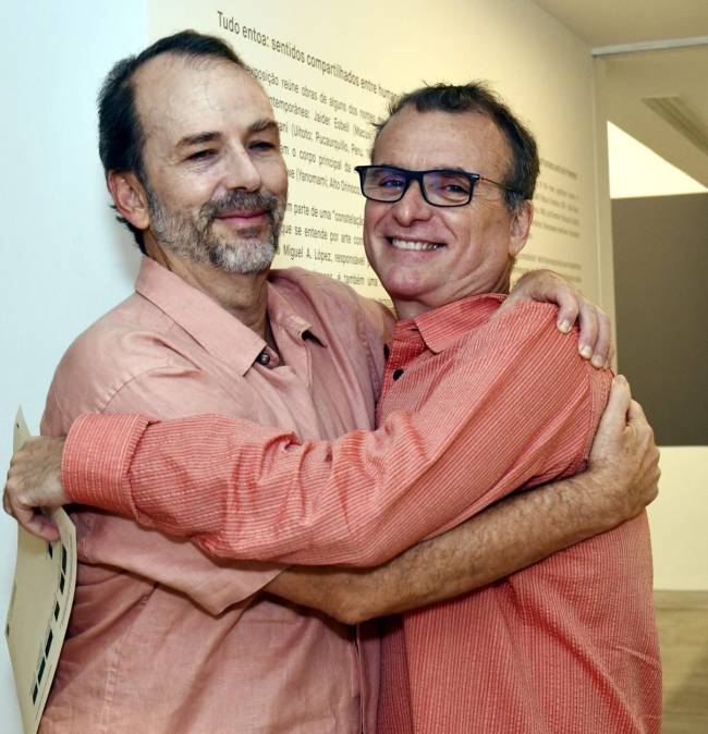 Os irmãos Lula e Pedro Buarque de Hollanda