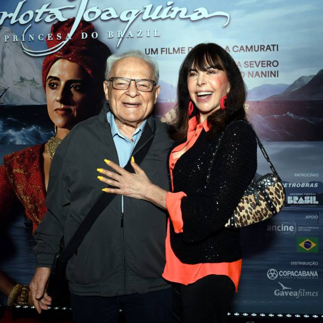 DSC_3055 Othon Bastos e Claudia Alencar - CARLOTA JOAQUINA - AGOSTO 2025 - CG