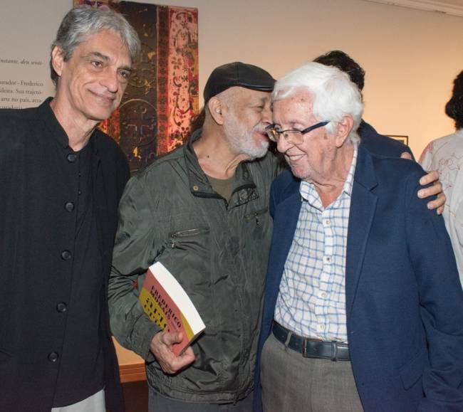 Evandro Salles, Cildo Meireles e Frederico Morais