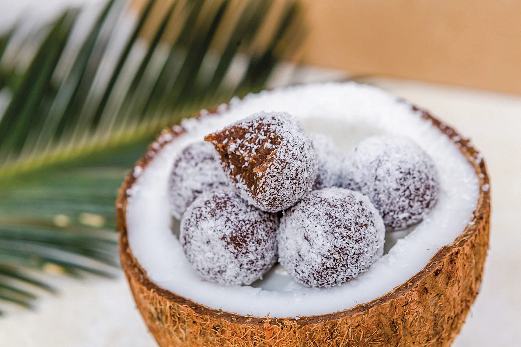 Brigadeiro de coco da Leve Brigaderia