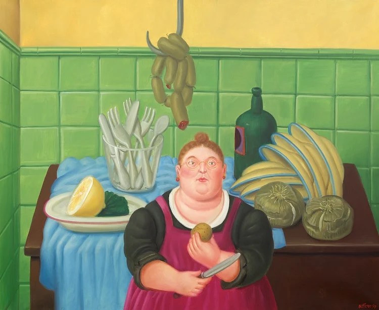 Quadro do artista plástico colombiano Fernando Botero