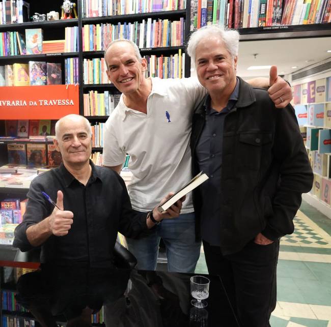 Pedro Cavalcanti, Flavio Datz e Carlos Pereira
