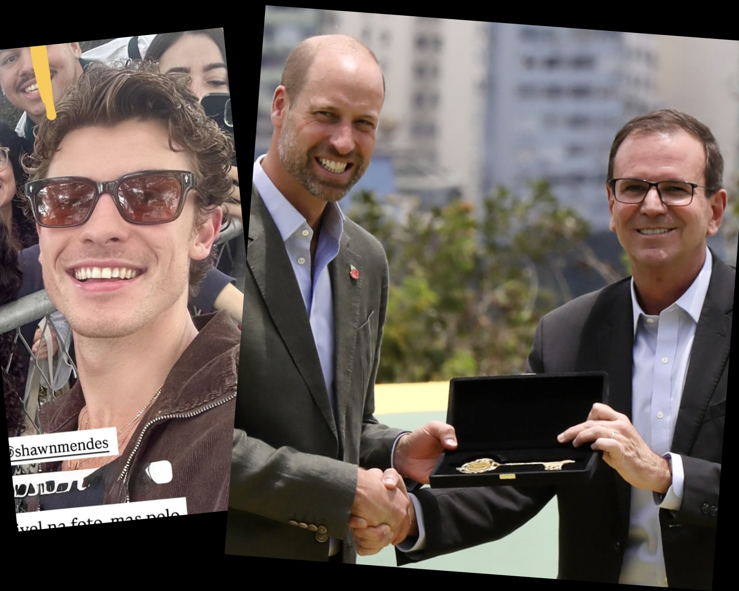  Shawn Mendes x príncipe William: edição Rio. Vídeos!