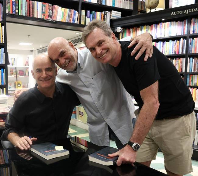 Pedro Cavalcanti, Jeronymo Machado e Ronald Ingber