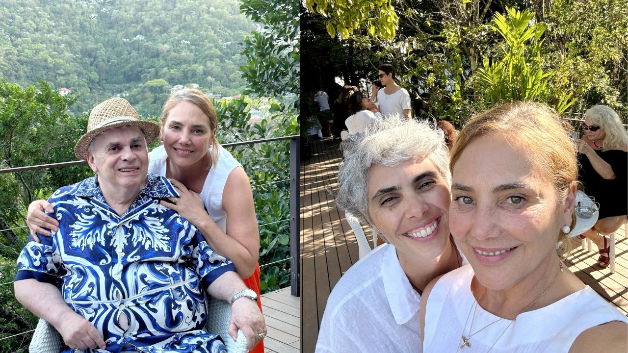 Heloisa Périssé publica foto com a namorada em festa de Walcyr Carrasco