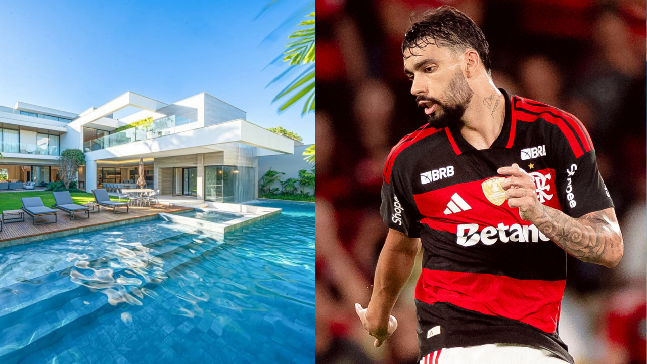Moradia de luxo: nova mansão de Lucas Paquetá custou cerca de 25 milhões de reais.