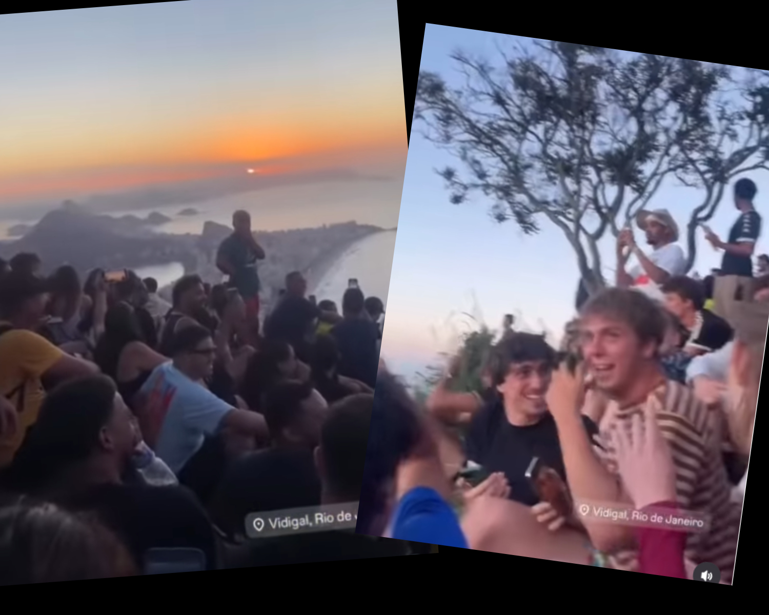 Vídeos dos turistas “presos” no Vidigal: risos e acenos para helicópteros