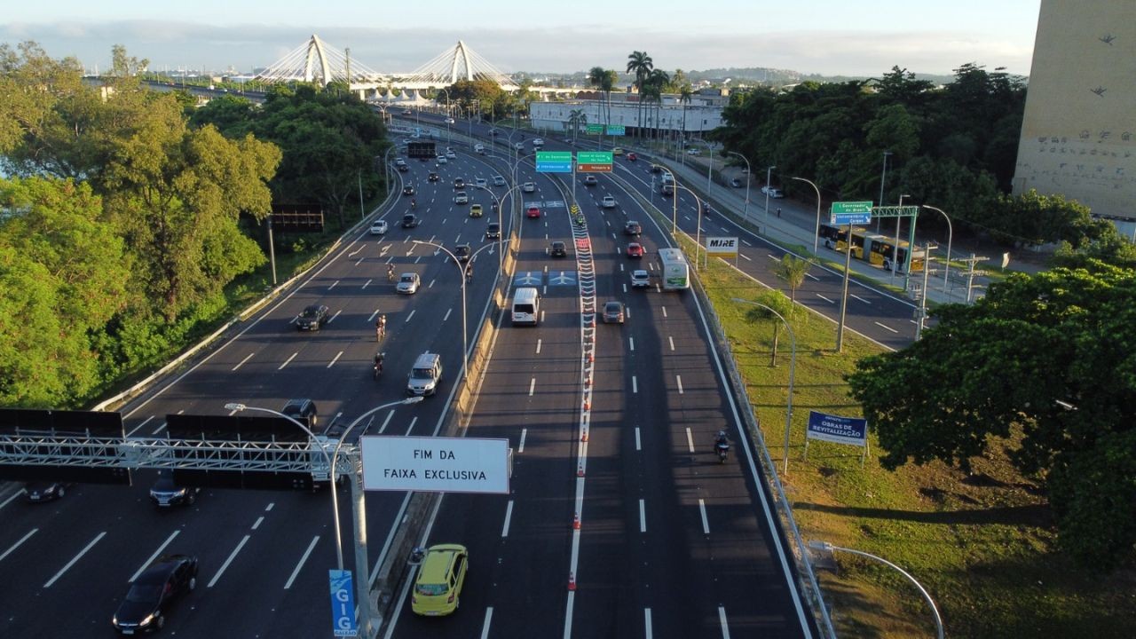 Como vai funcionar a motofaixa da Linha Vermelha